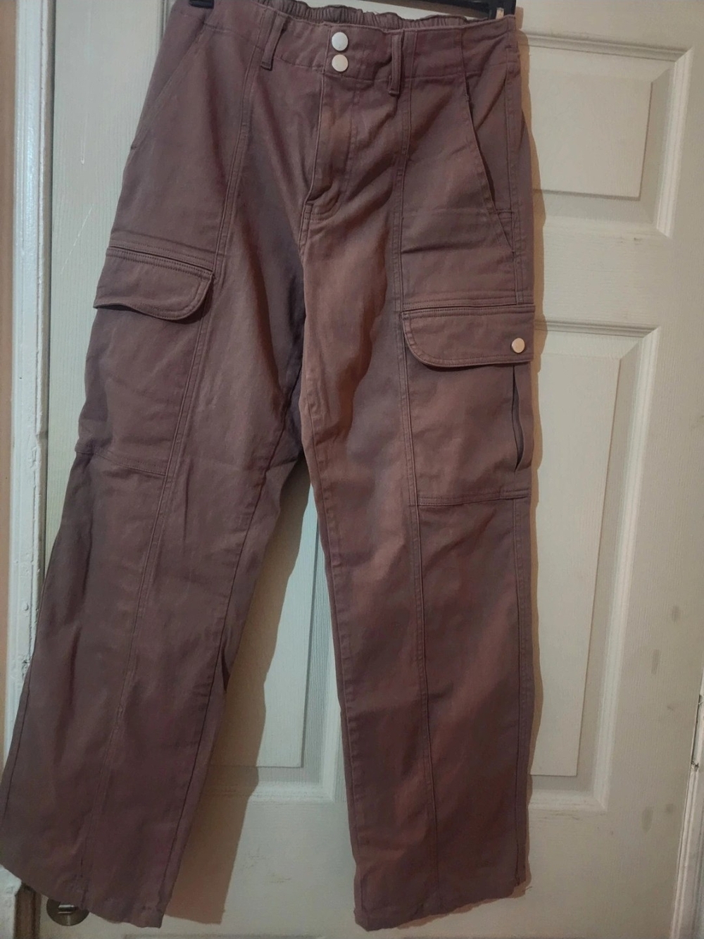 Harper Men's Cargo Pants in Mauve-Taupe